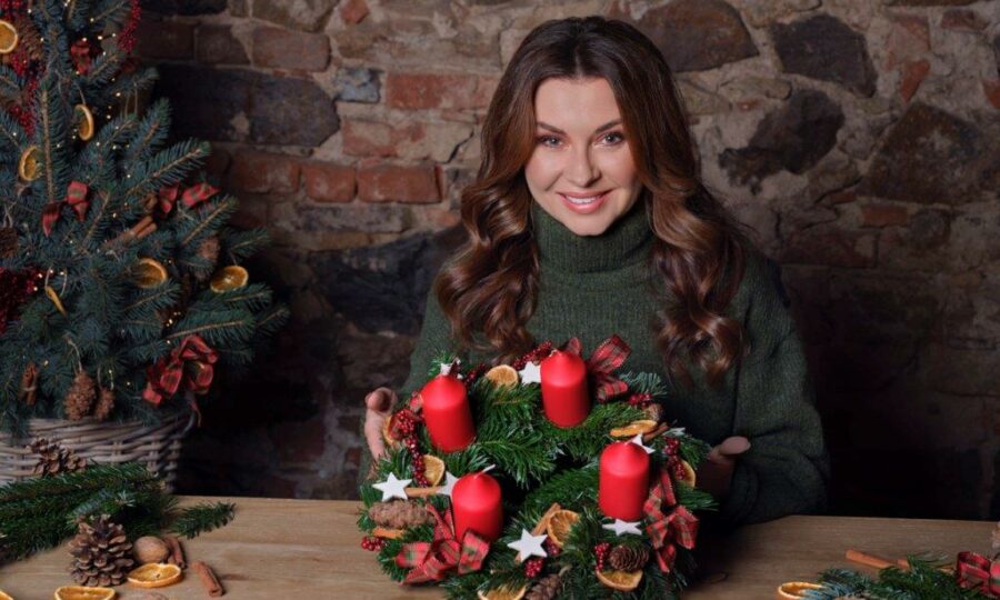 Vyzdobené Vánoce s Danou Morávkovou – vyrobte si vlastní adventní věnec!